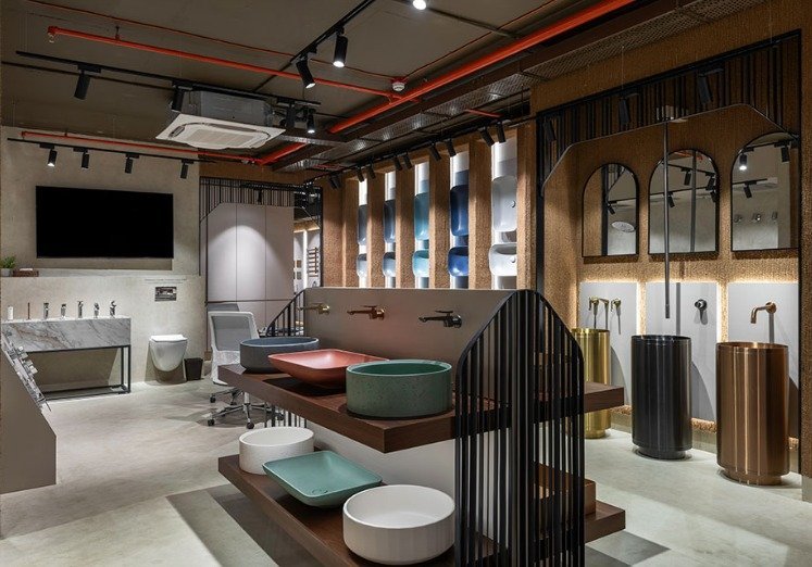 Sanitaryware showroom display