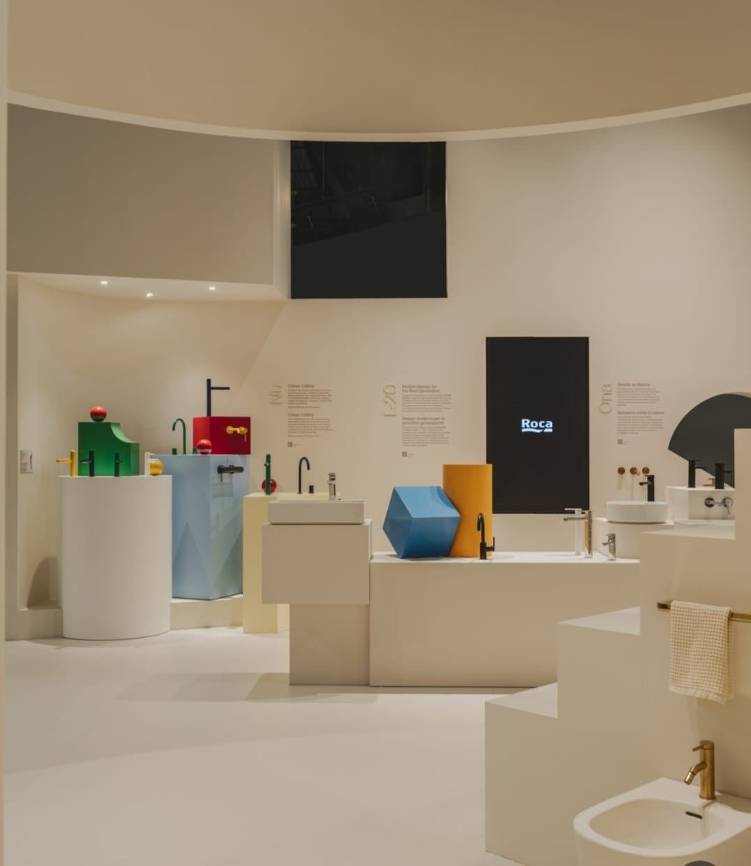 Roca bathroom display